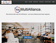 Tablet Screenshot of multialliance.net